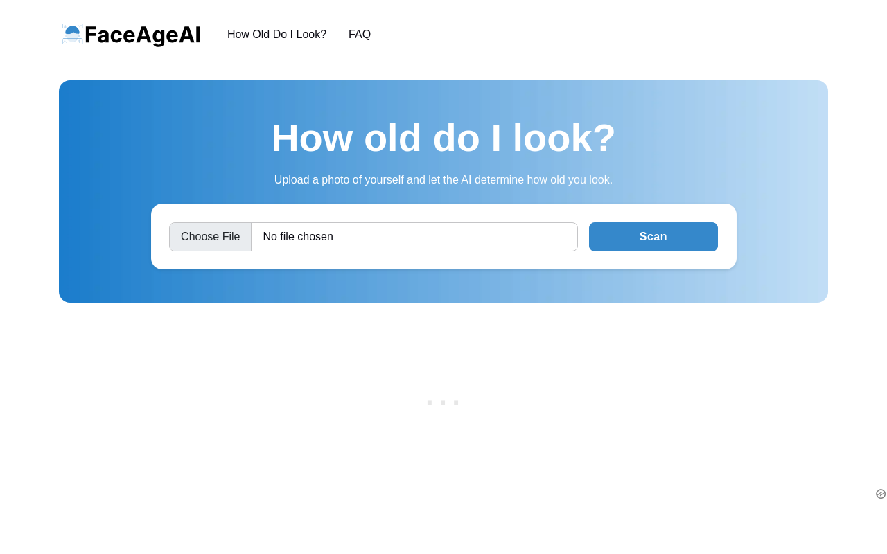 Face Age AI