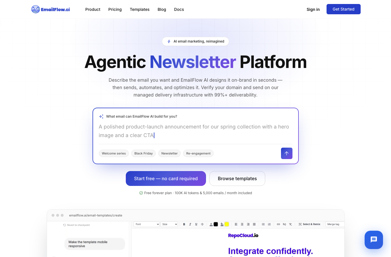 EmailFlow.ai - B2B Lead Generation