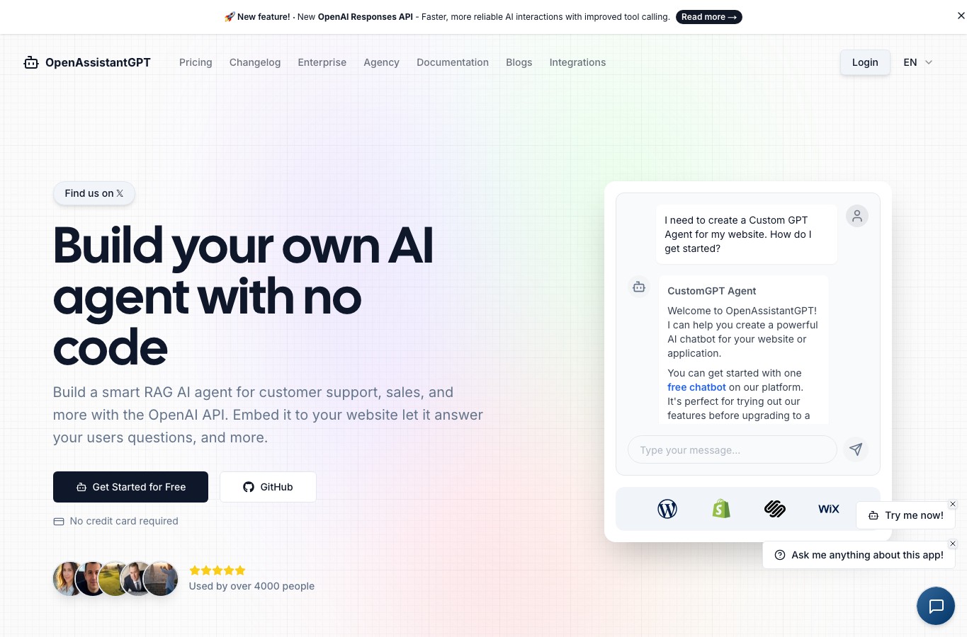 OpenAssistantGPT