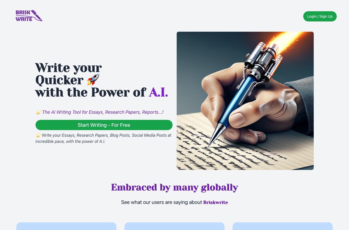 Briskwrite