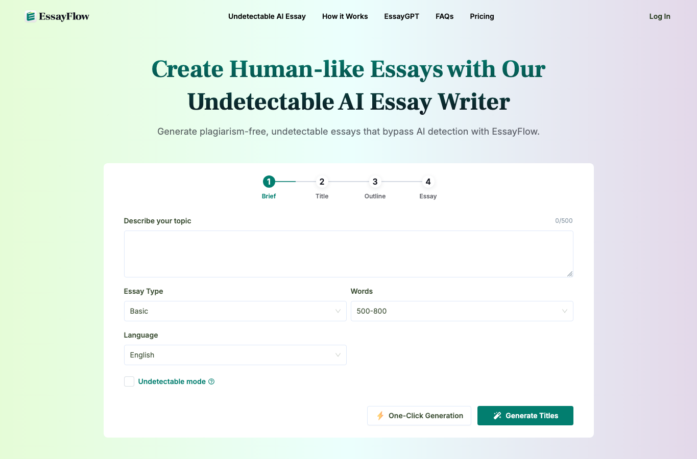 EssayWriter io
