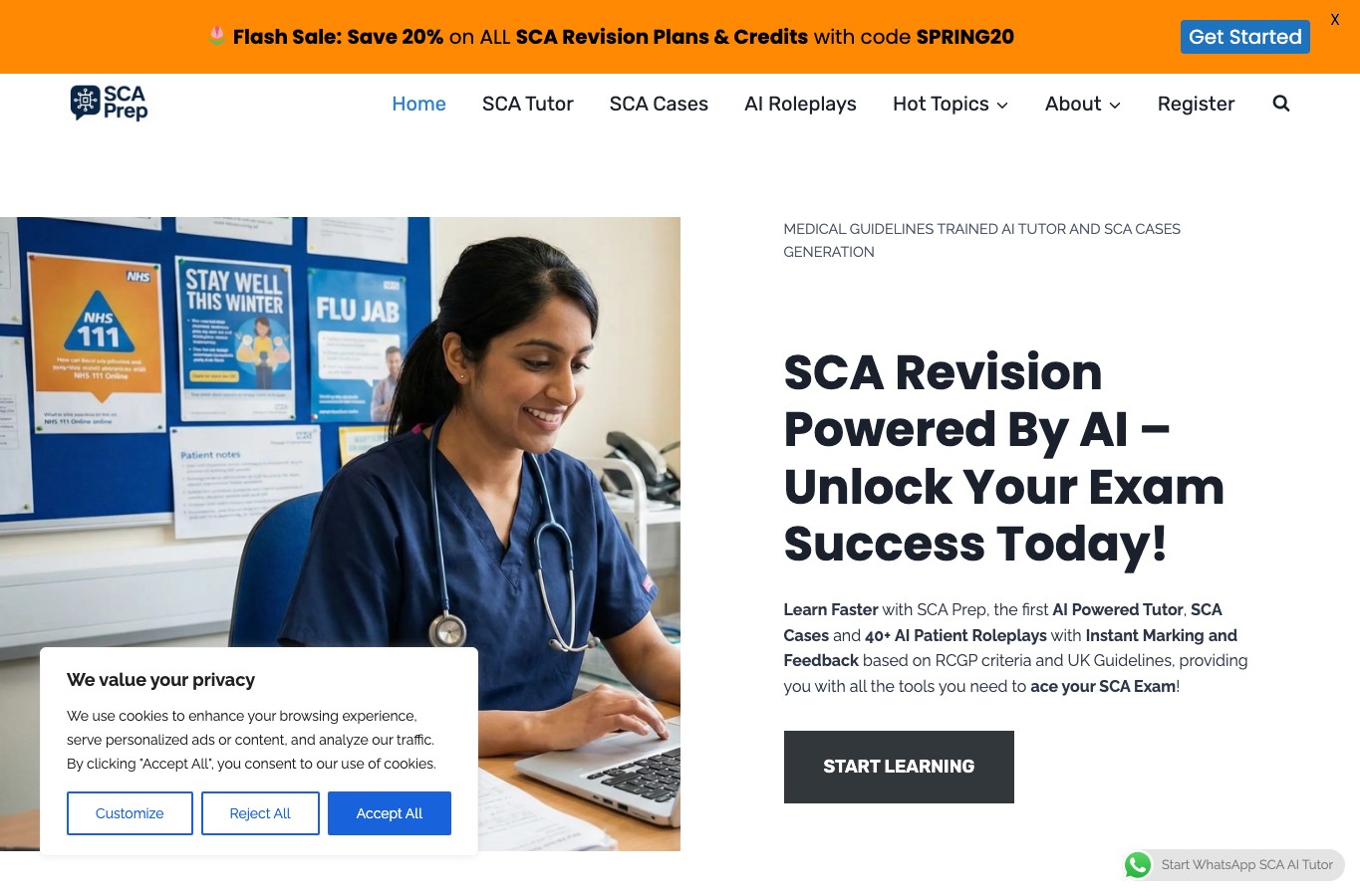 RCGP SCA Exam AI Powered Learning