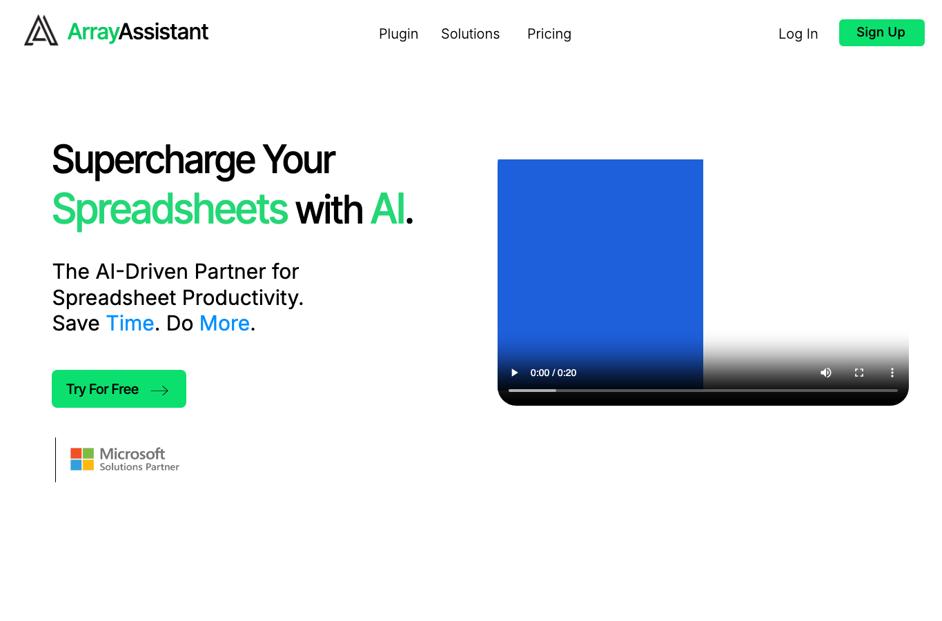 Array Assistant - AI Excel Bot