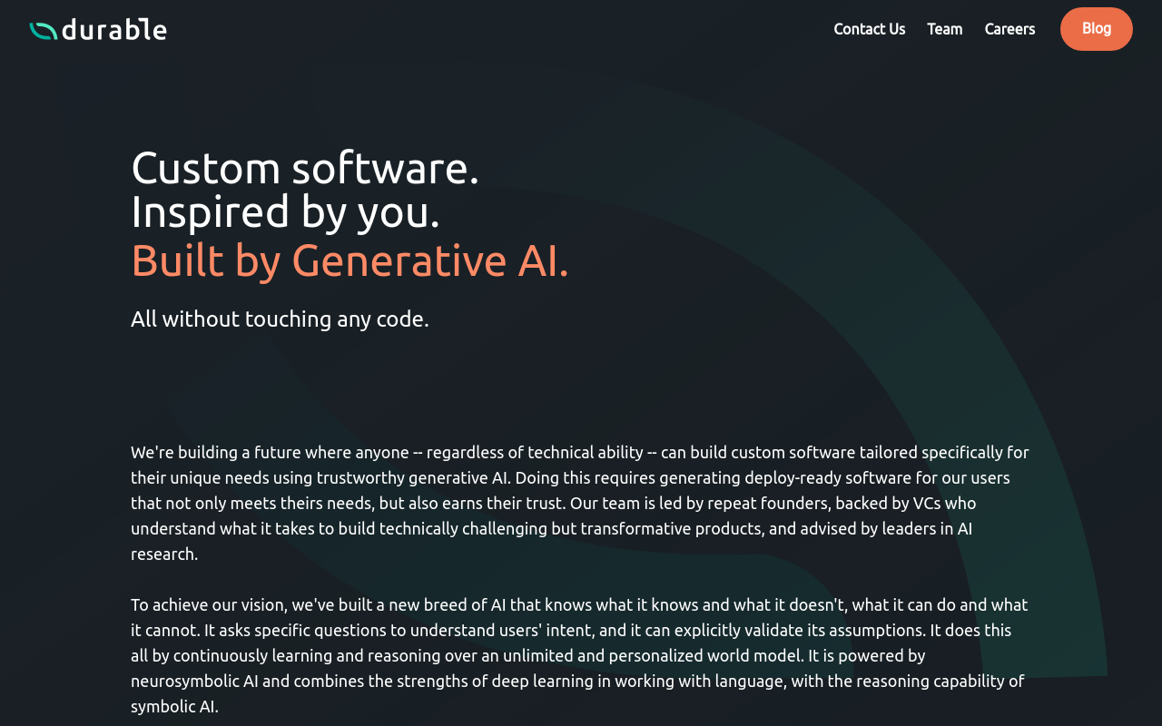 Durable AI