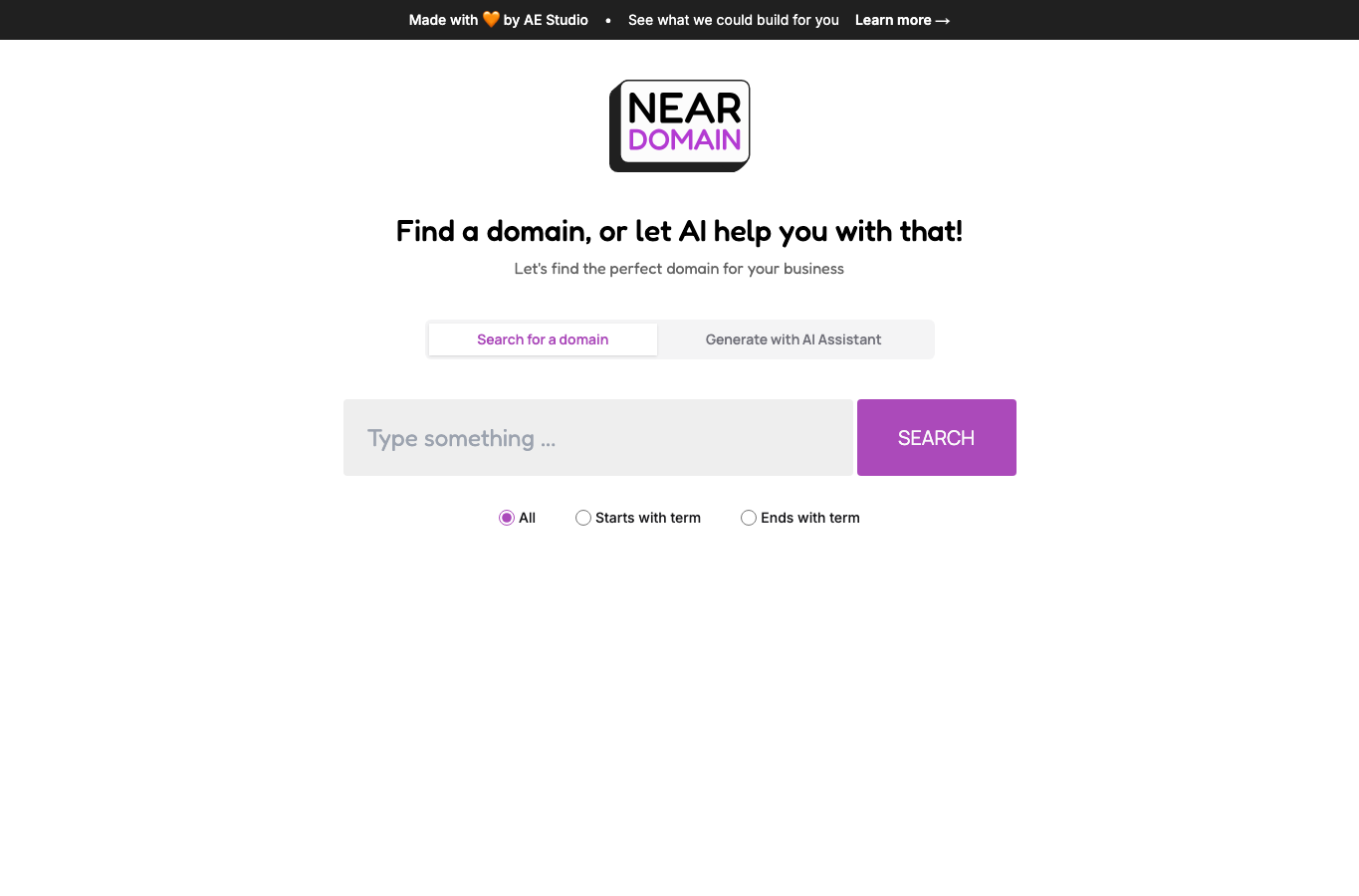 Near Domain