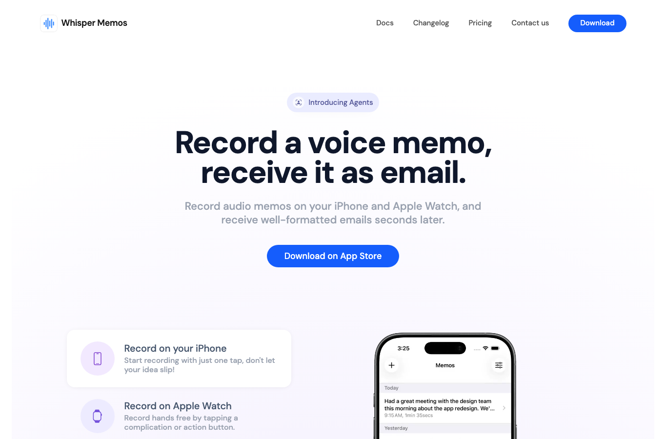 Whisper Memos