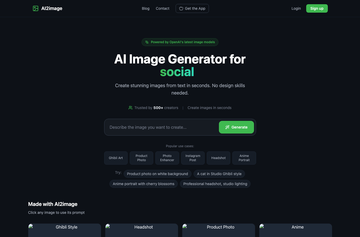 AI2image