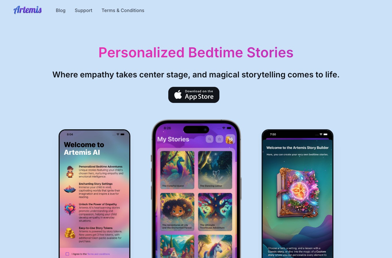 Artemis AI: Bedtime stories with heart