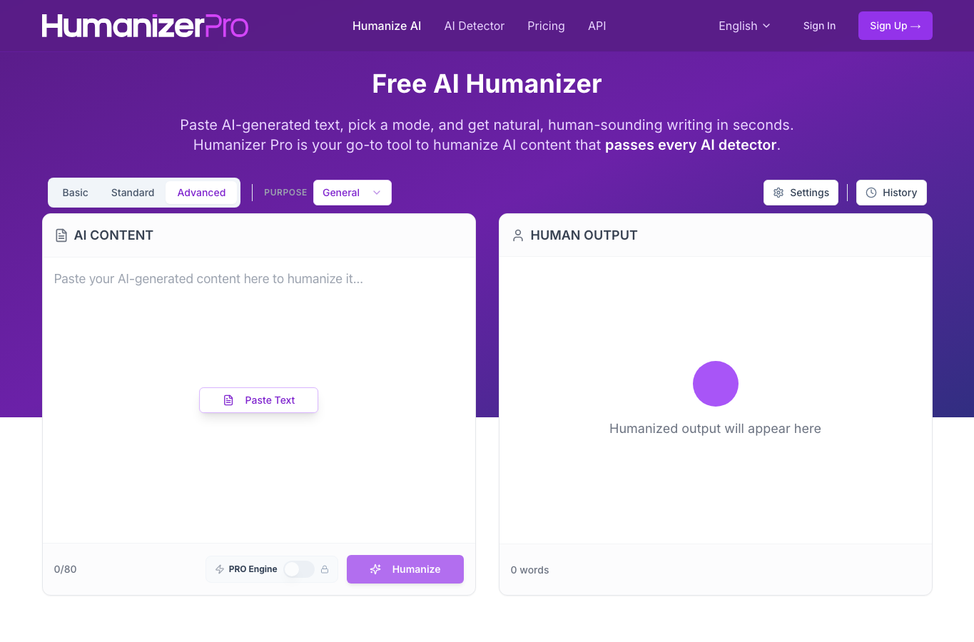 HumanizerPro AI