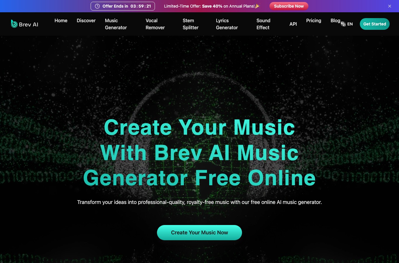 Brev.ai: AI Music Generator Free Online