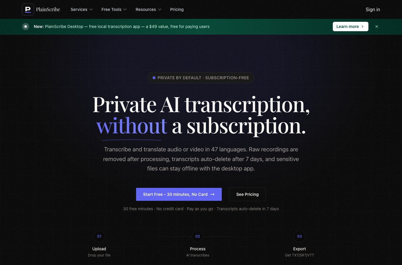 PlainScribe