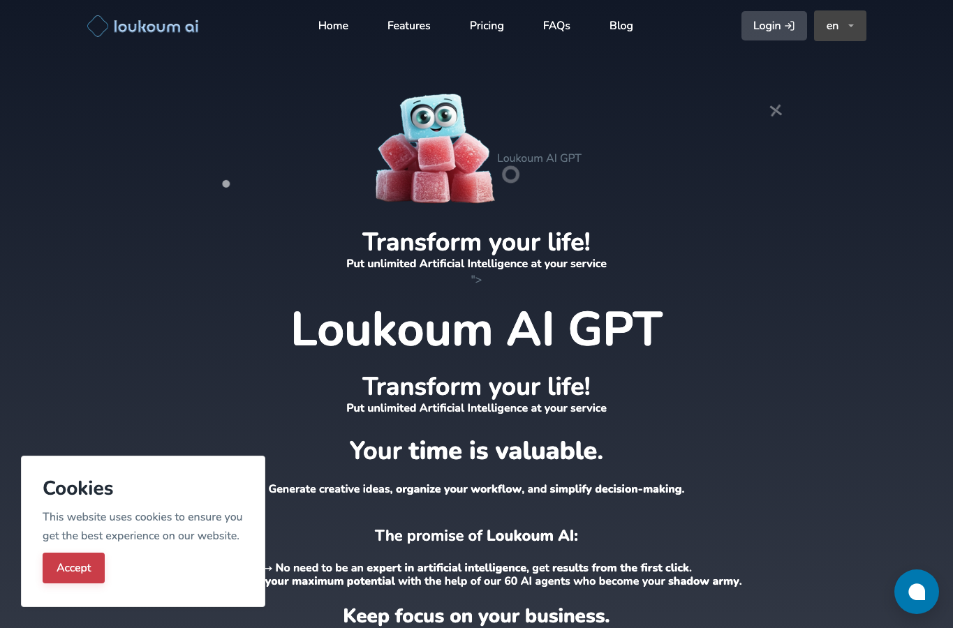 Loukoum.ai : Sweet GPT Assistant