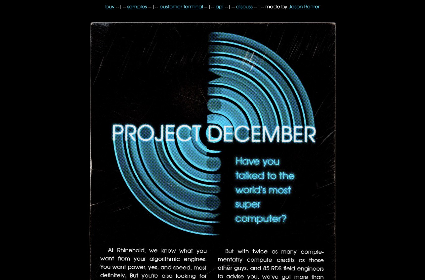 Project December