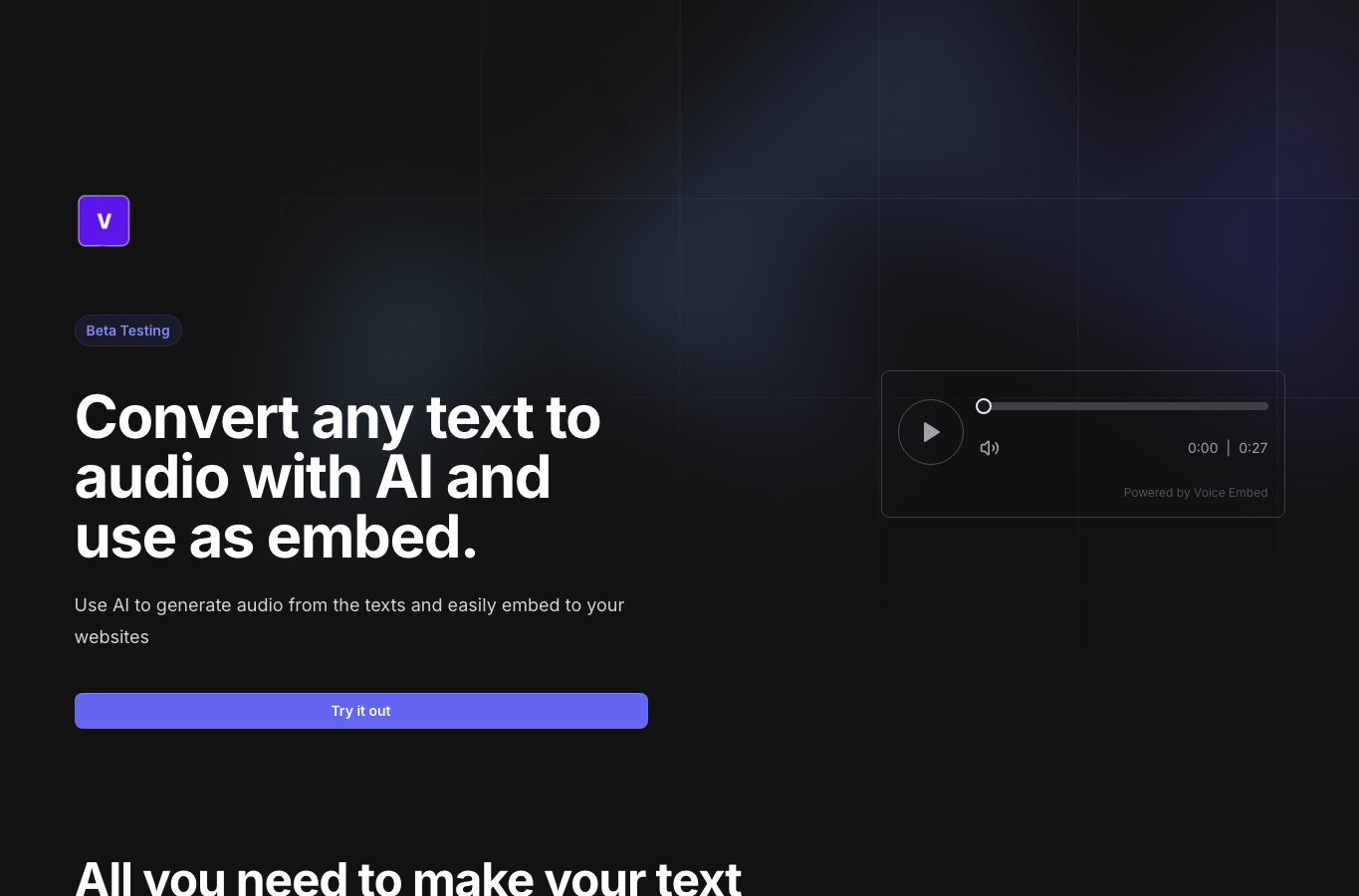 Voice Embed