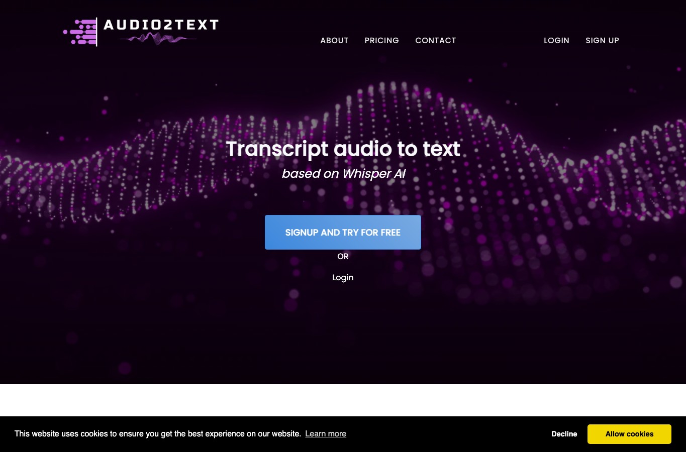 audio2text