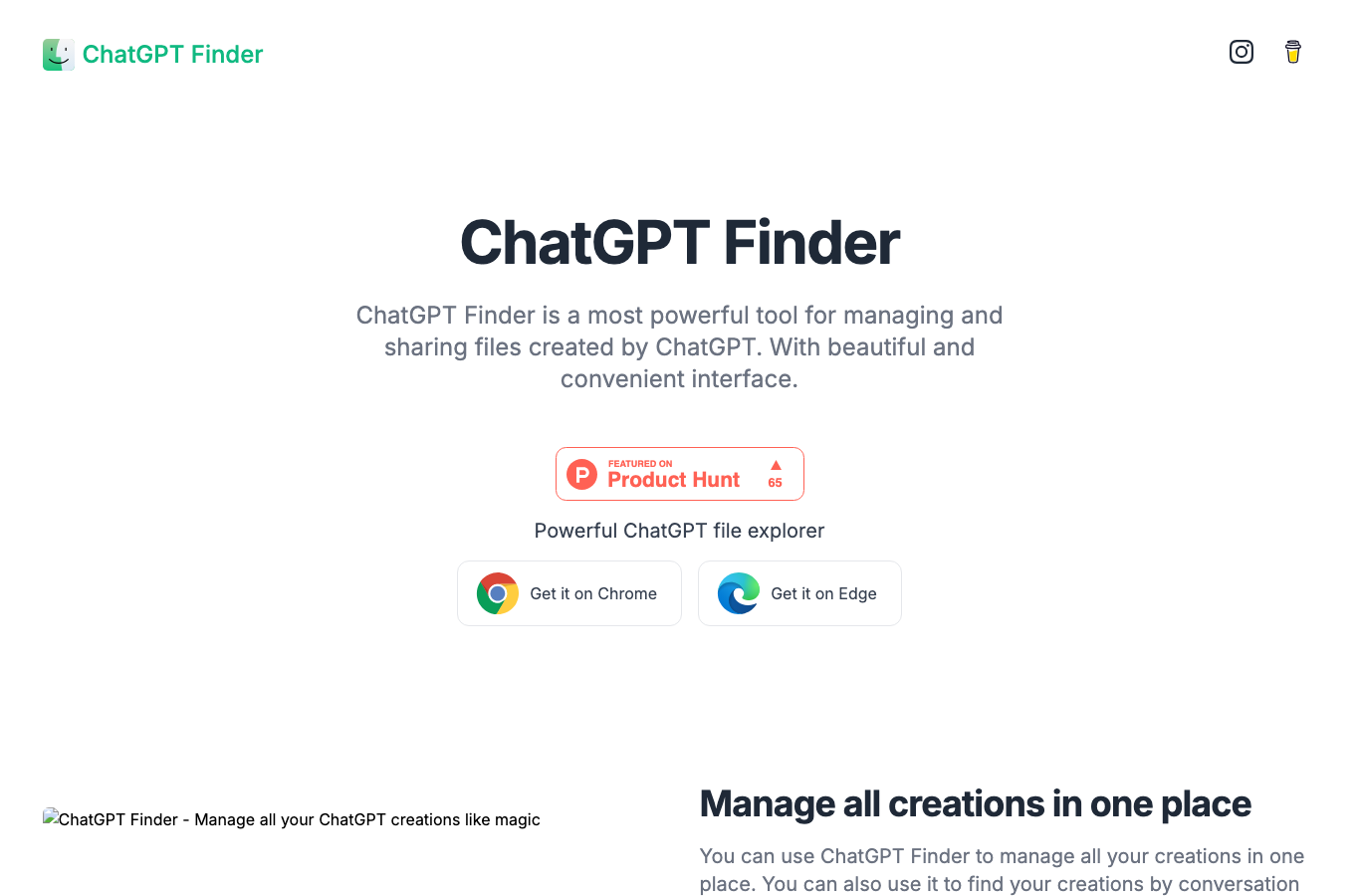 ChatGPT Finder