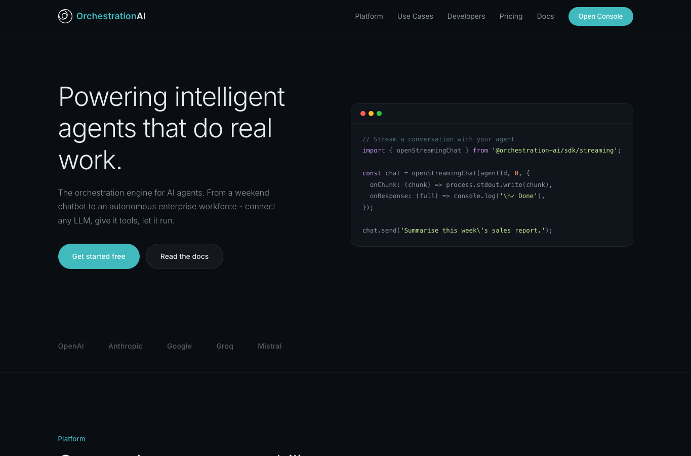 Orchestration AI