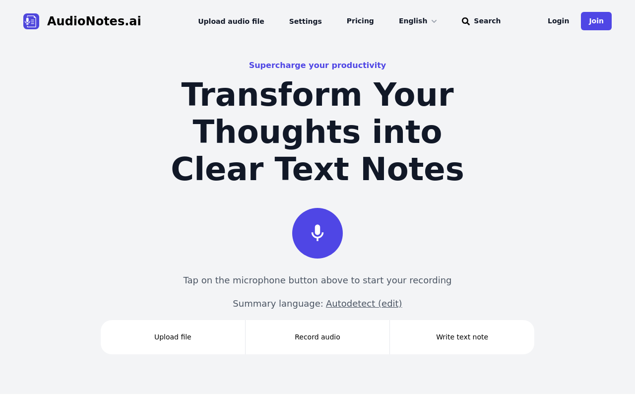 AudioNotes.ai
