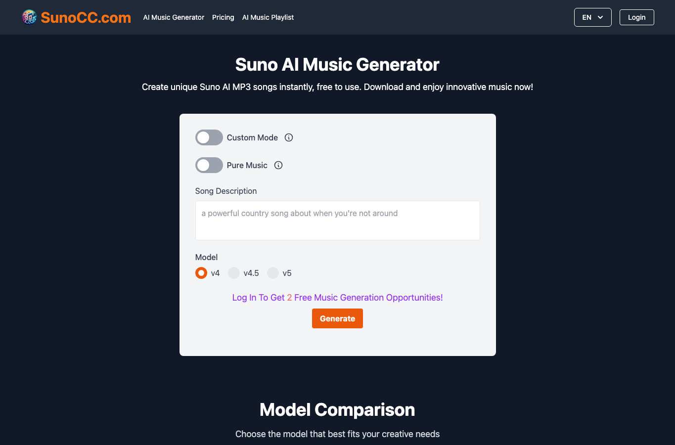 Suno AI Music Generator