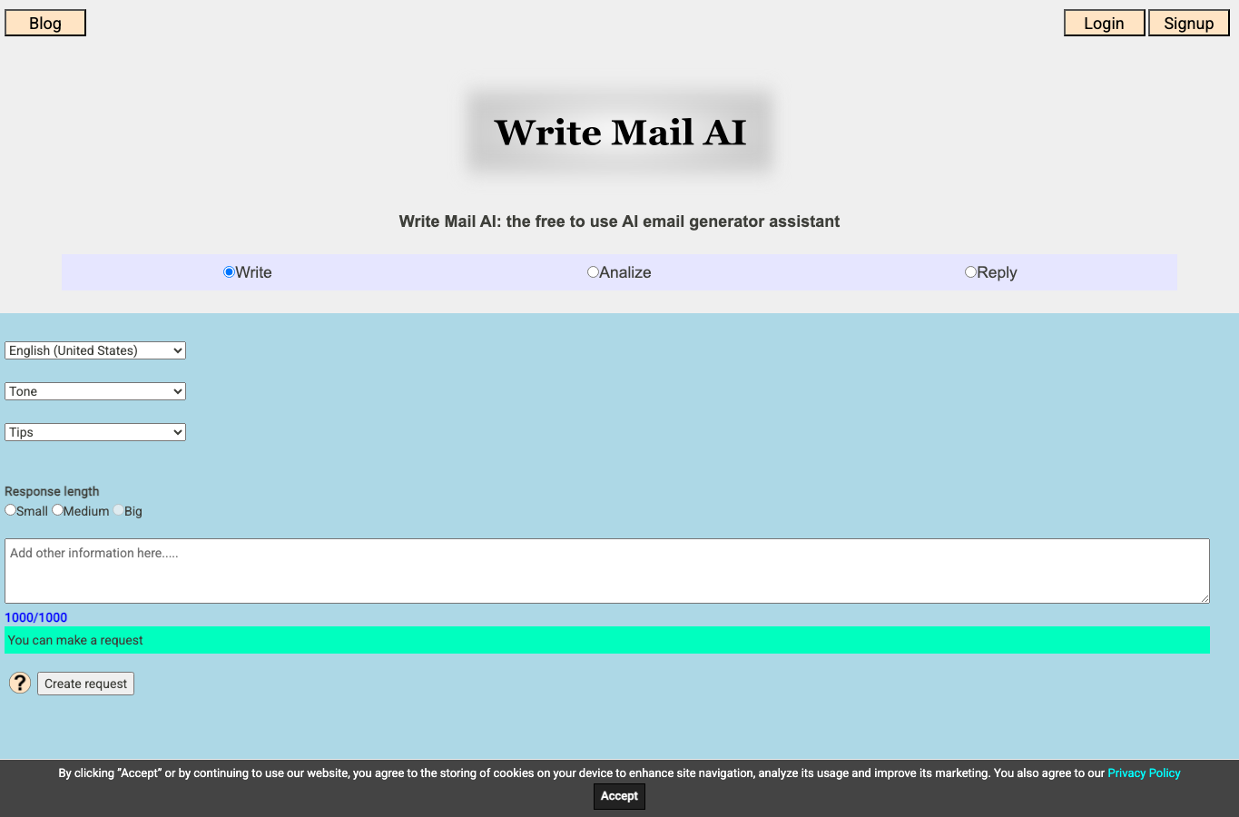 Write Mail AI