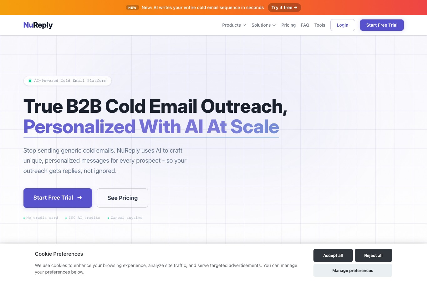 Nureply - AI Powered Cold Outreach