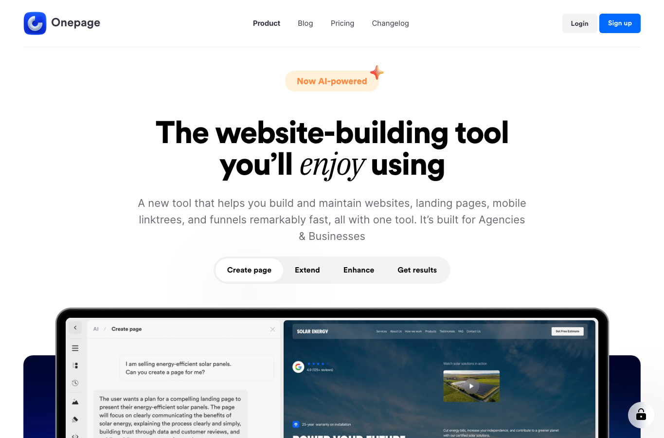 Onepage