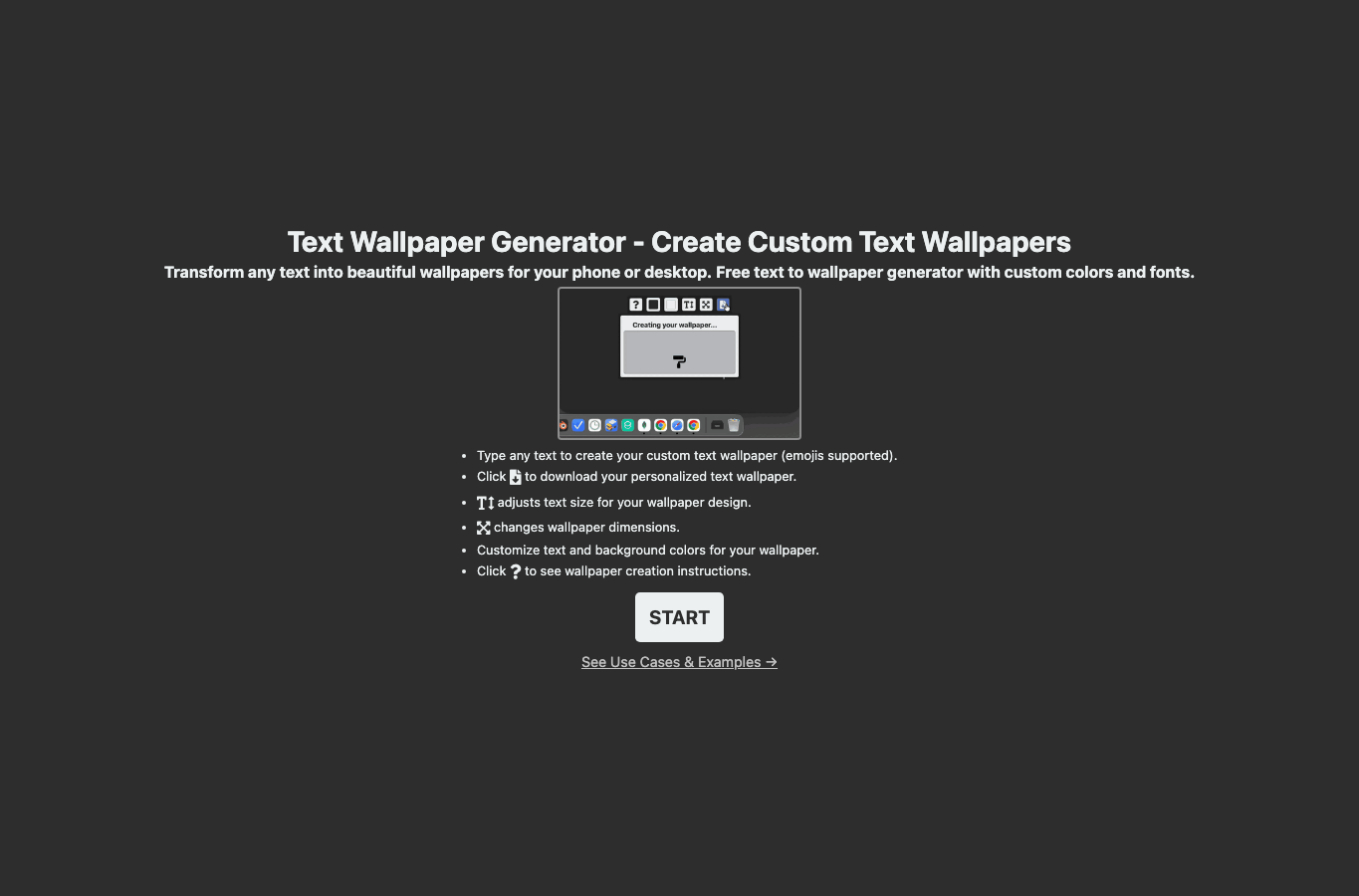 TextWallpaper
