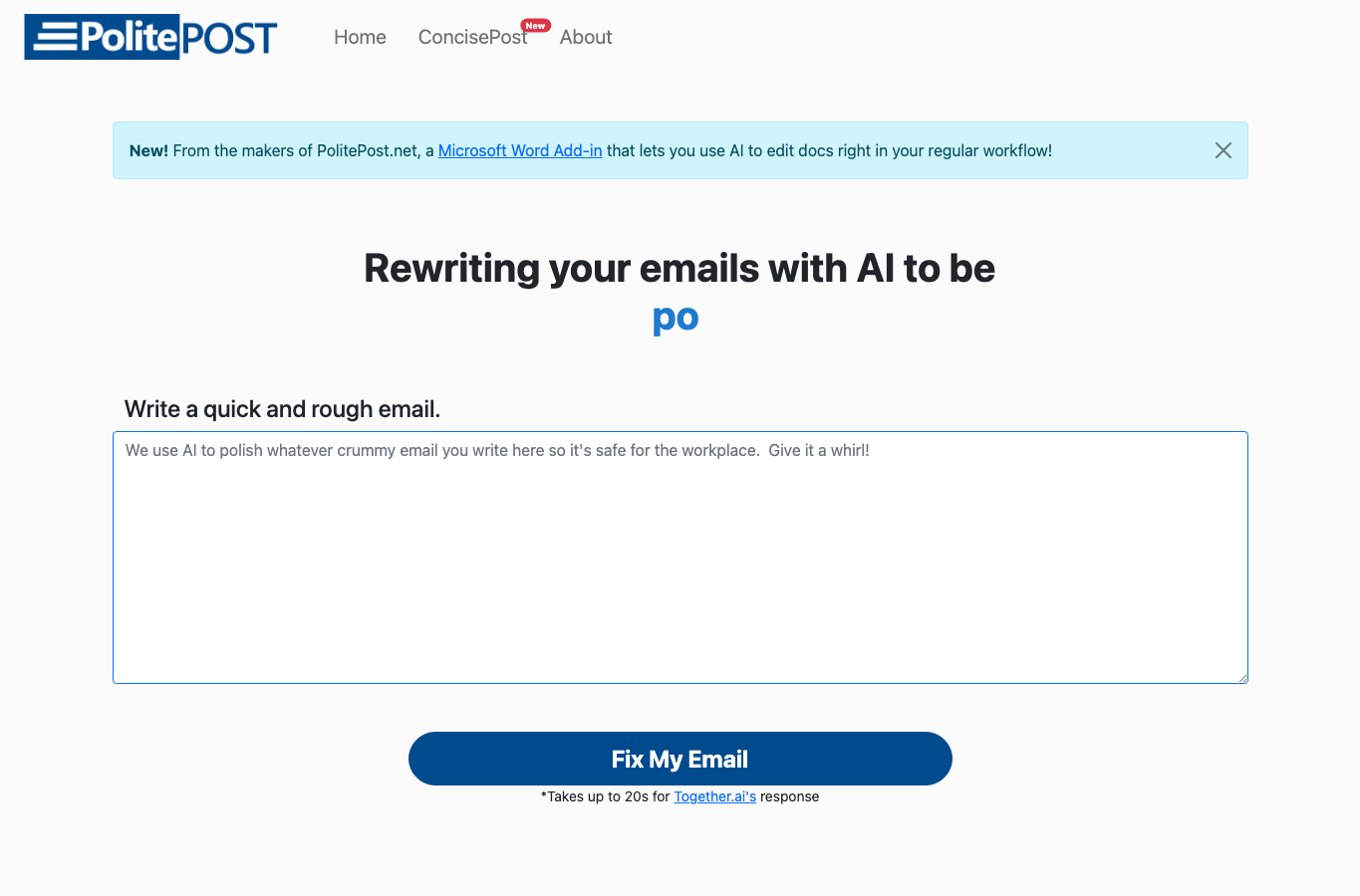 PolitePost