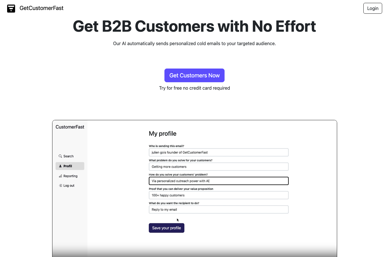 Get Customer Fast
