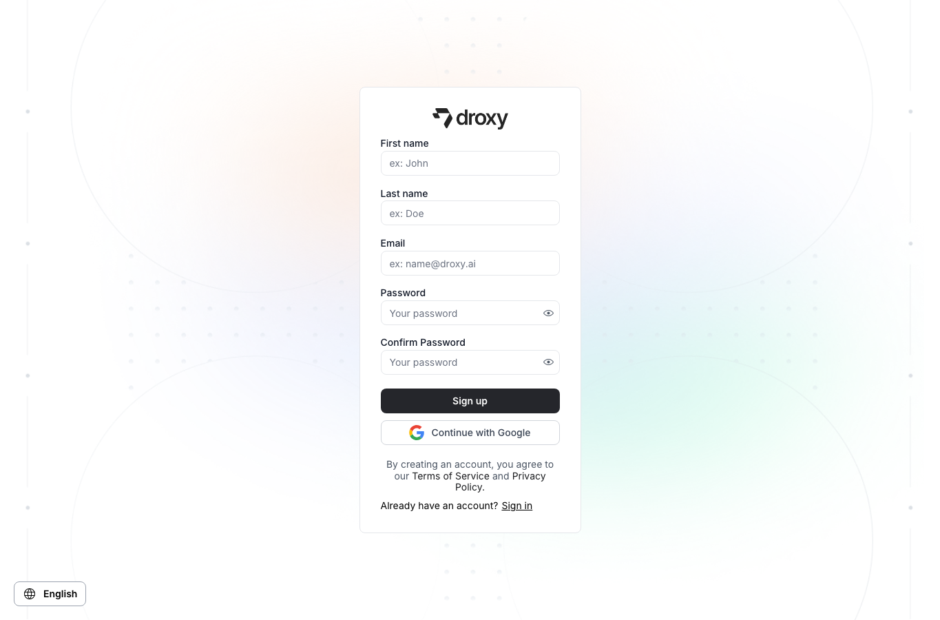 Droxy AI