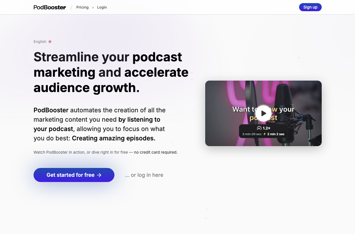PodBooster