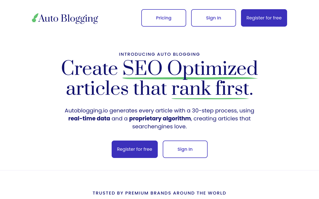 Auto Blogging