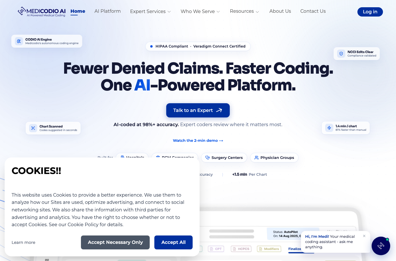 CODIO, AI-powered medical coding tool