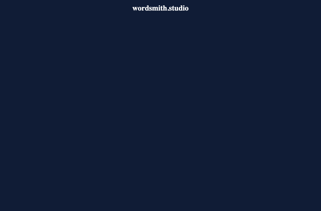 Wordsmith Studio
