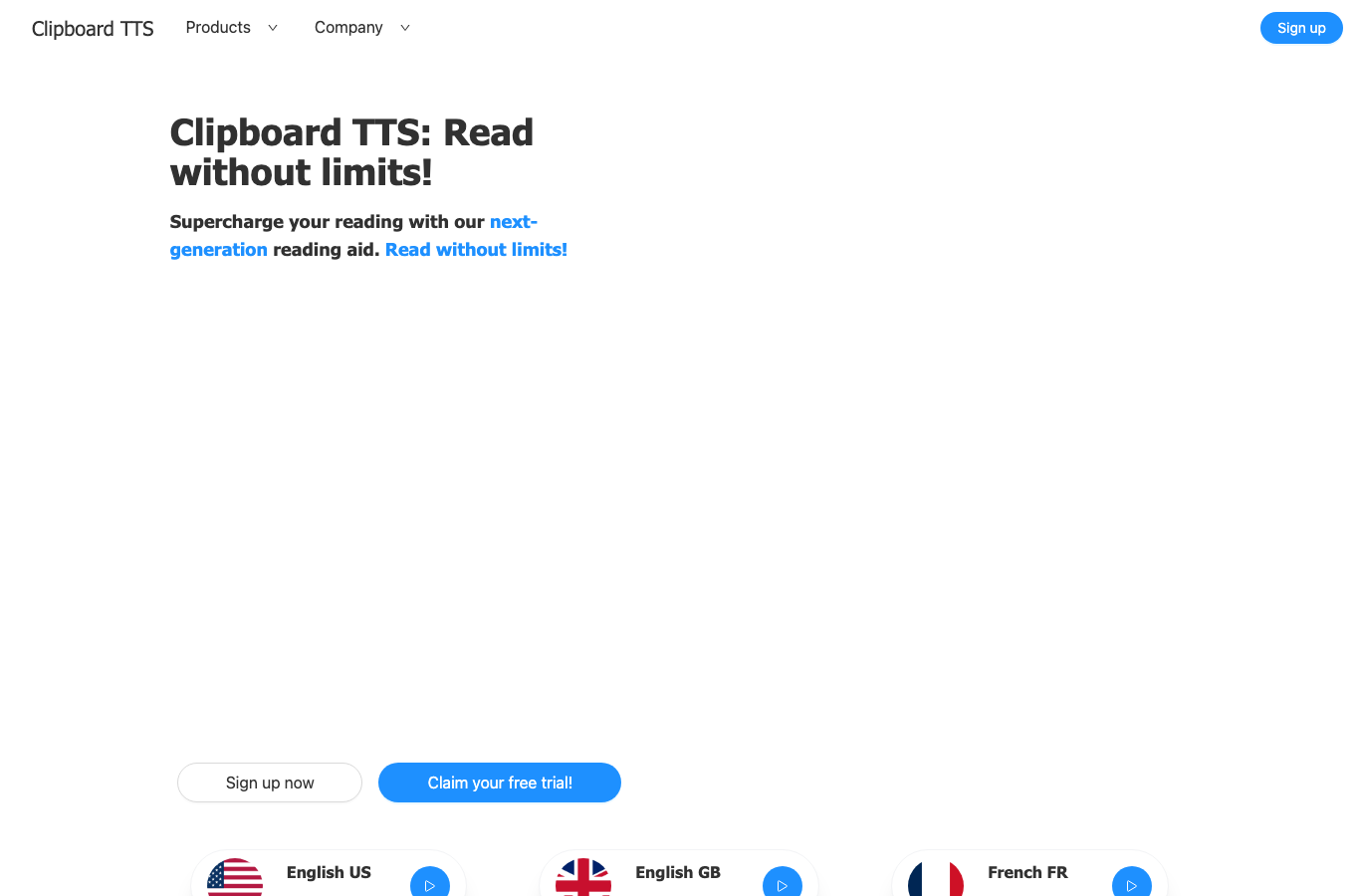 Clipboard TTS
