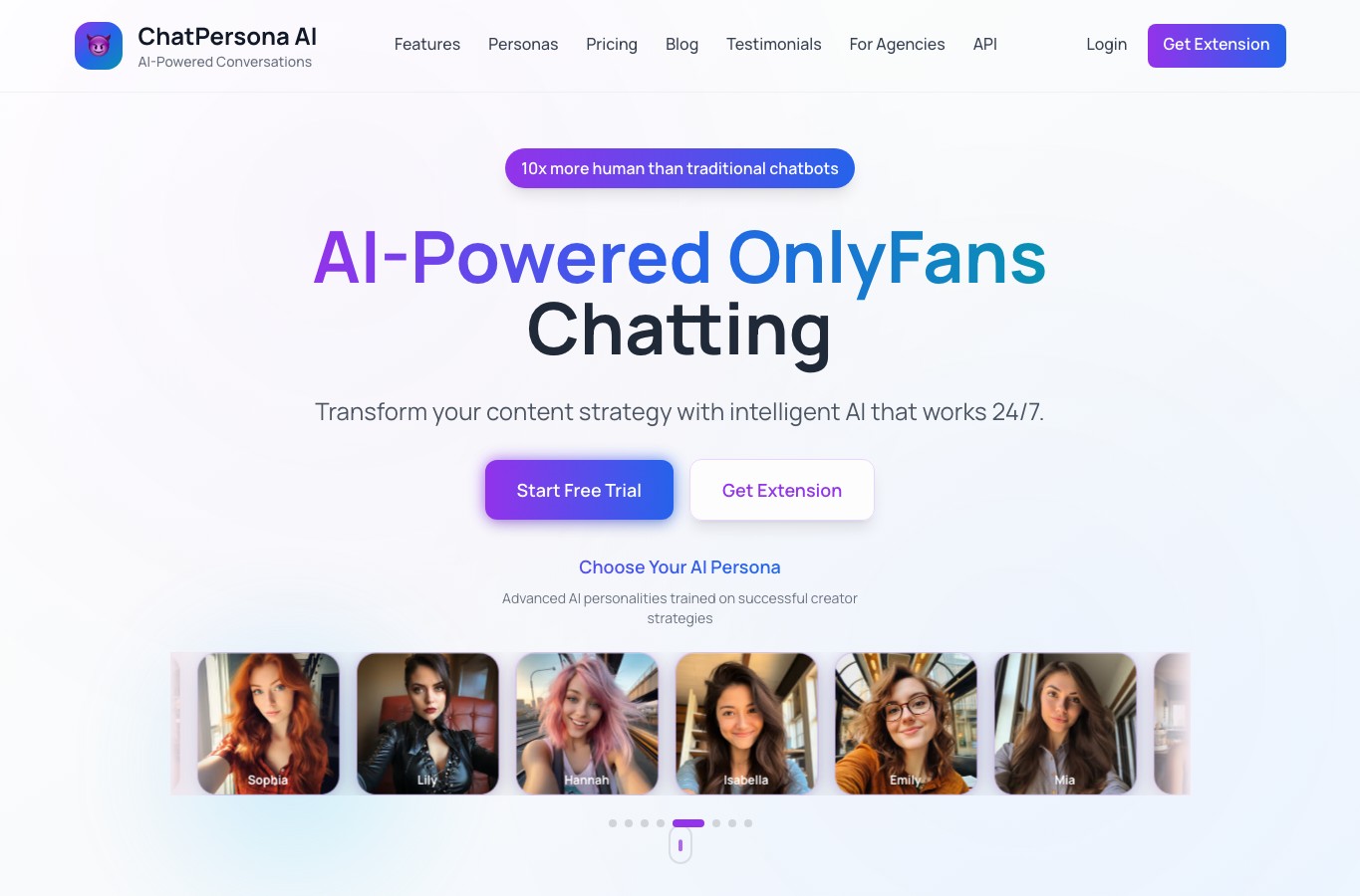 Onlyfans AI Chatbot - ChatPersona AI
