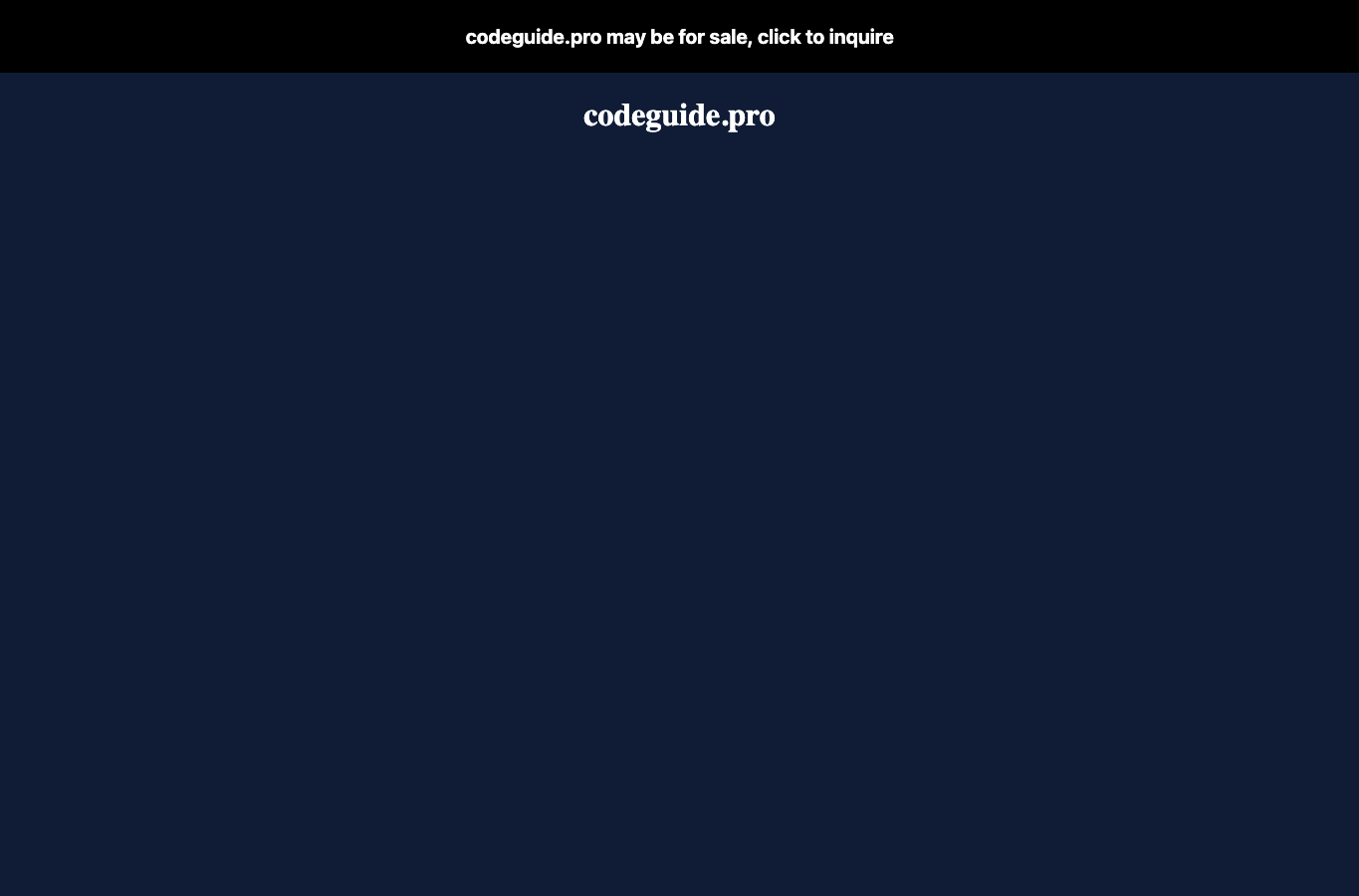 CodeGuideAI