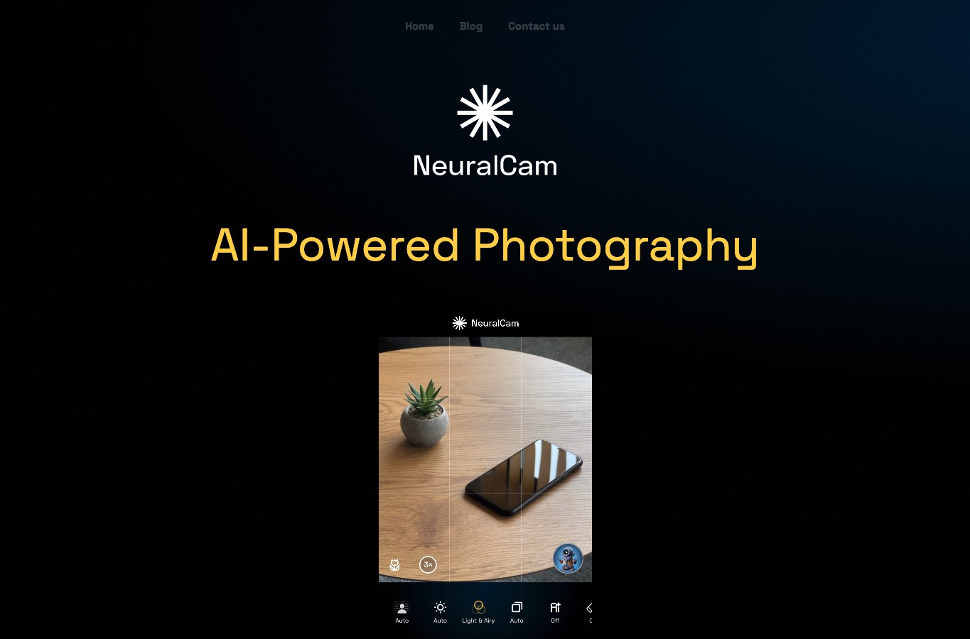 NeuralCam - Auto-editing Camera