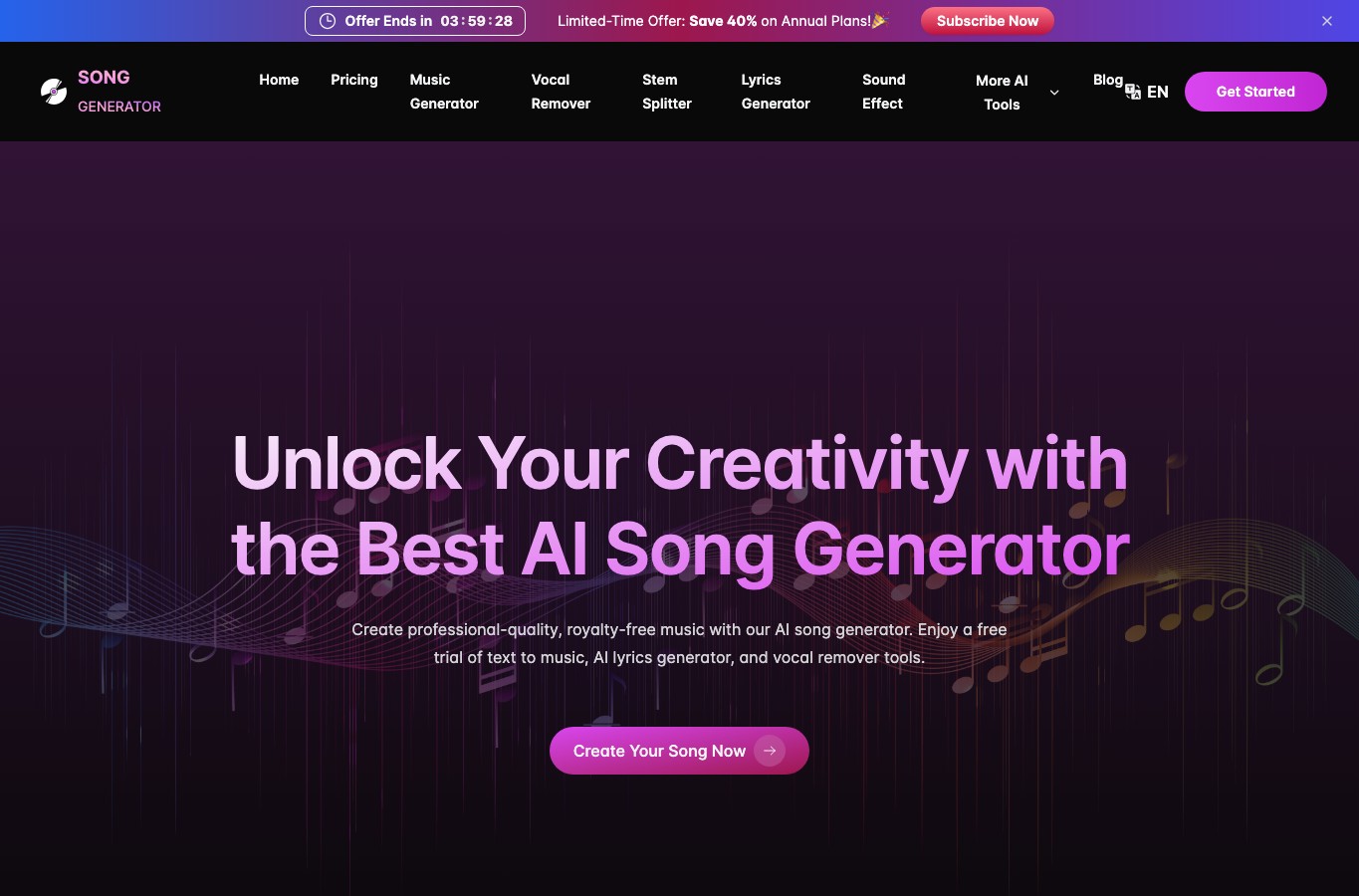 SongGenerator.io: AI Music Generator Free Online