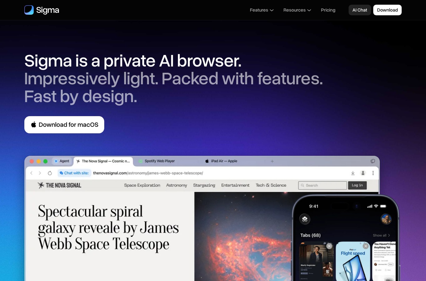 Sigma AI Browser