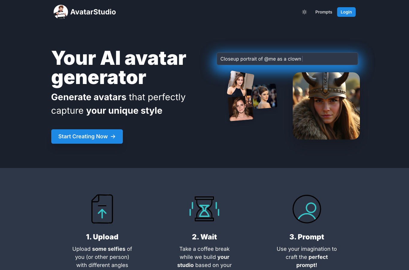 Generate Custom AI avatar
