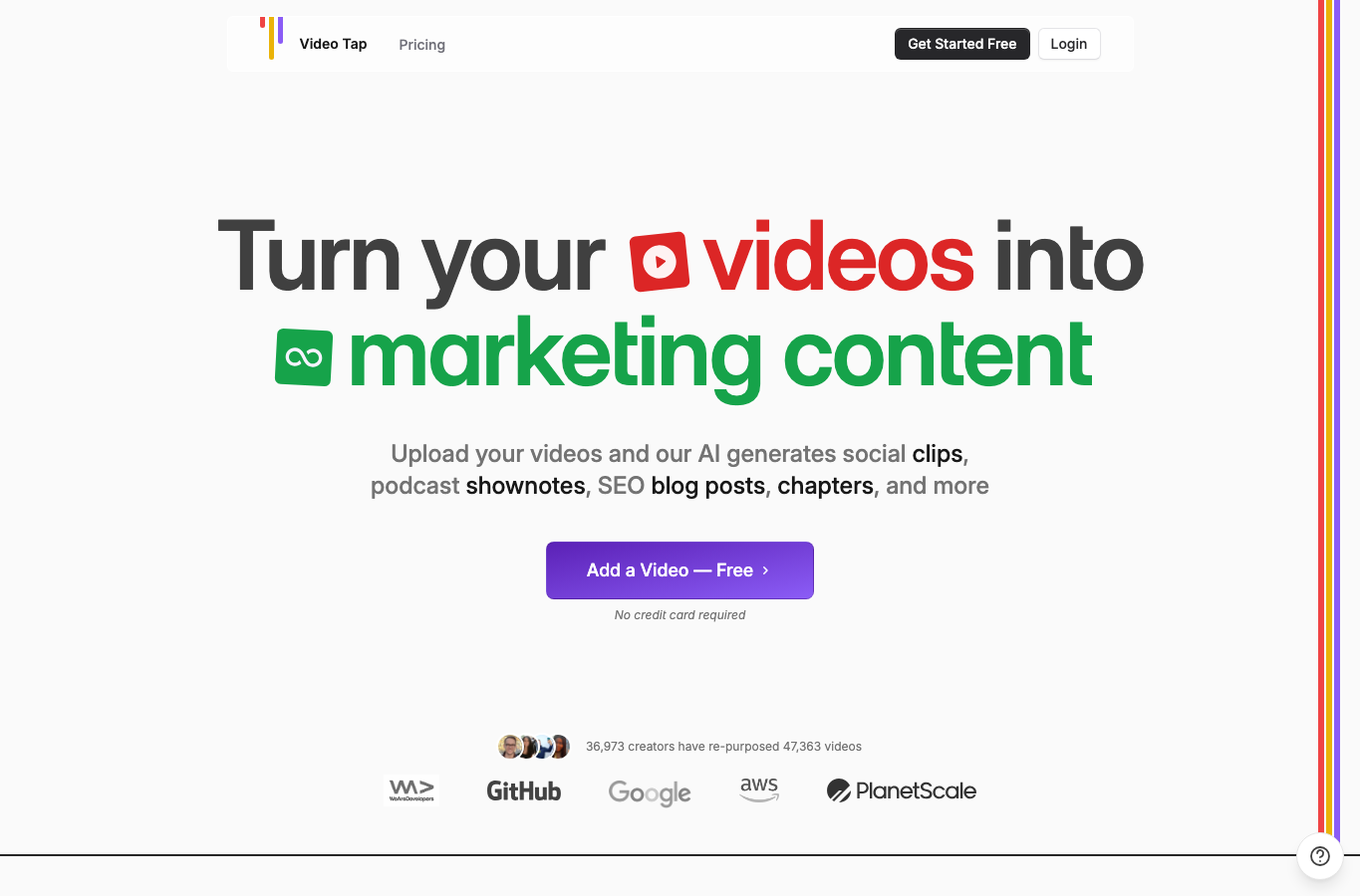 VideoTap