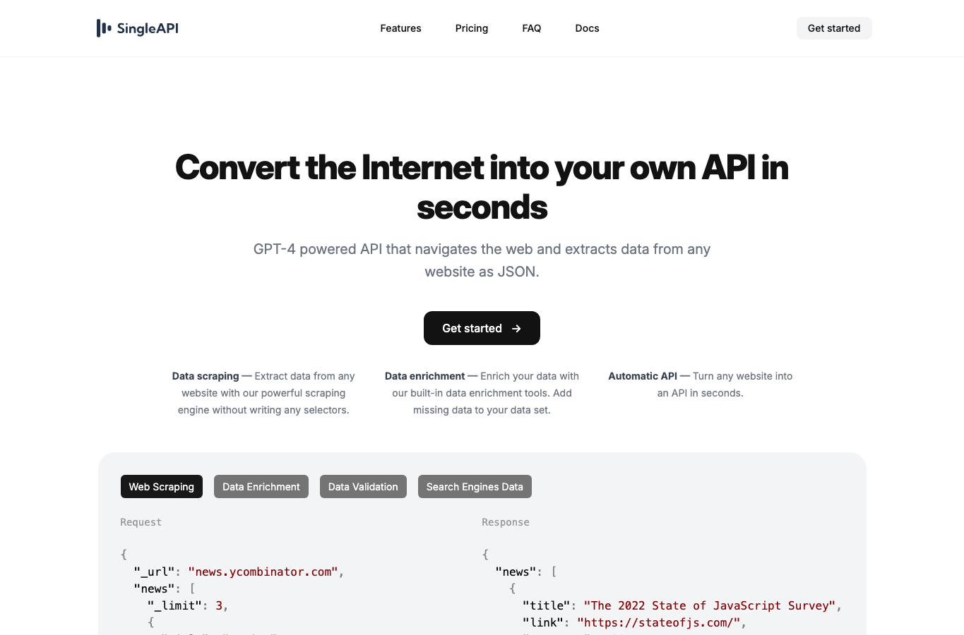 SingleAPI