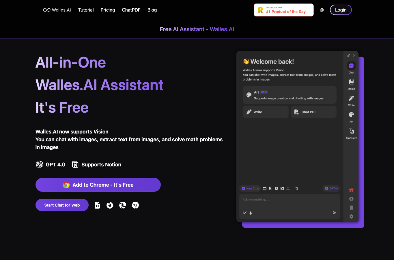 Walles.ai - Your AI Browser Sidekick
