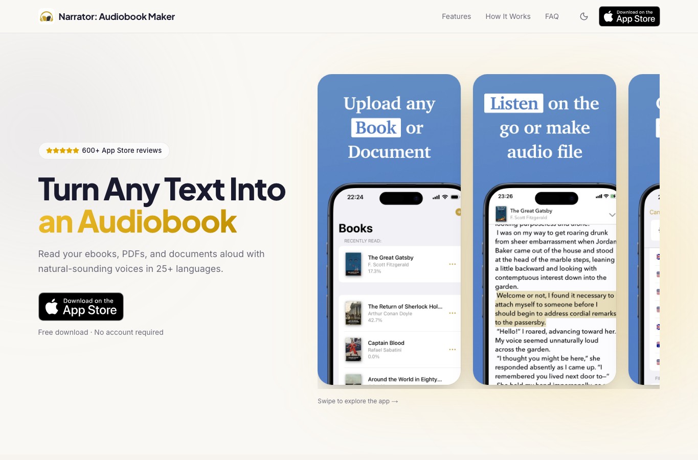 Narrator: Audiobook Maker
