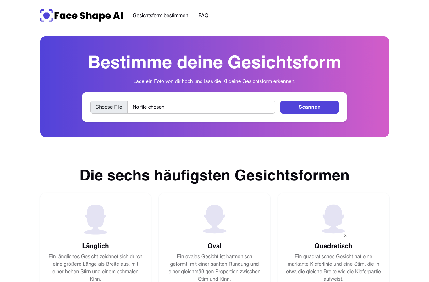 Face Shape AI