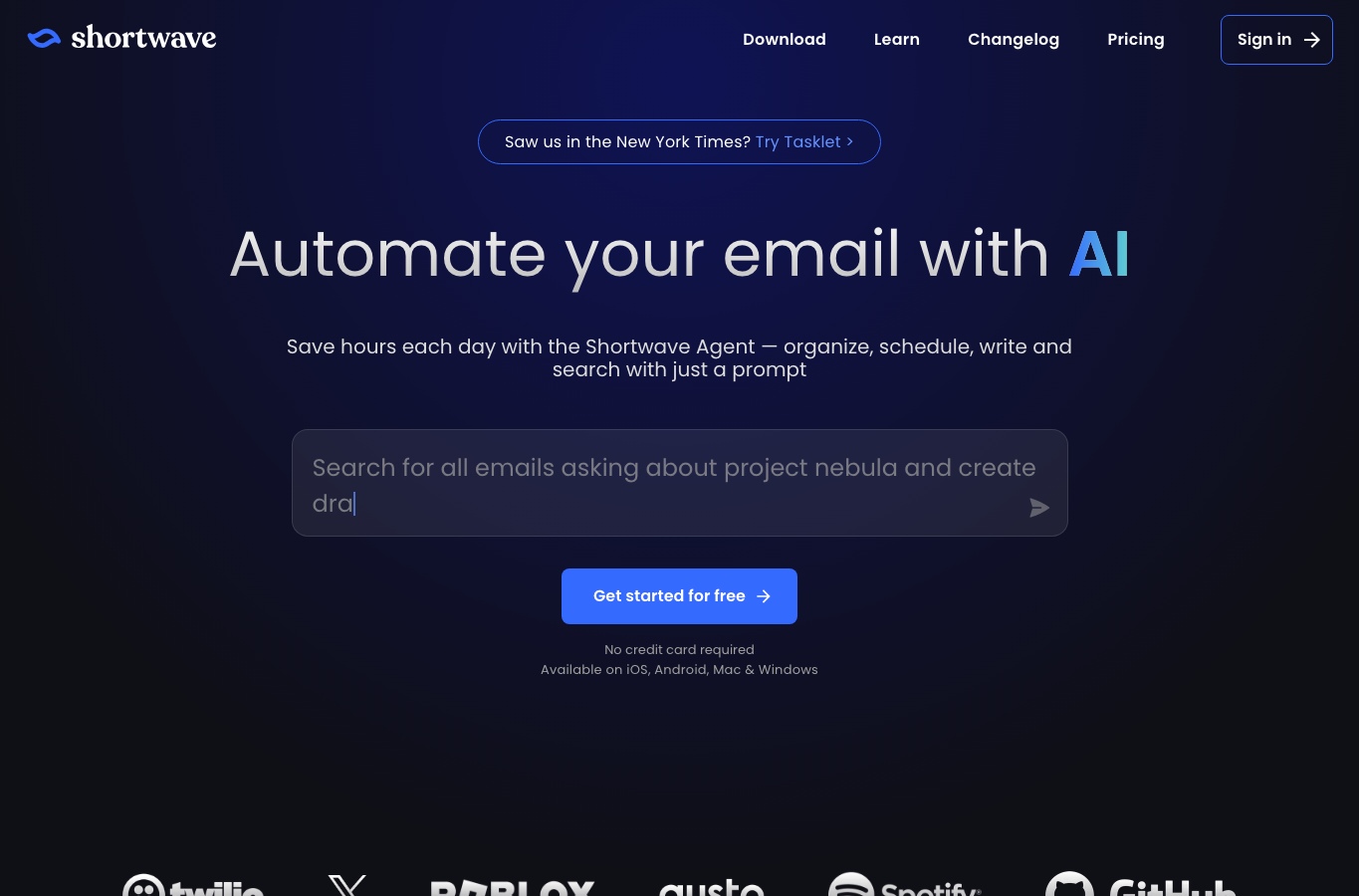 Shortwave AI Email Assistant 2.0