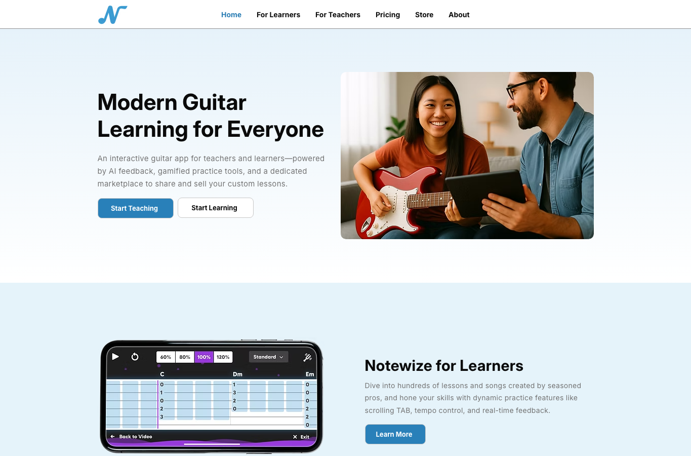 Notewize: Guitar Lessons