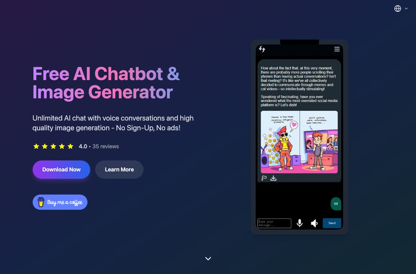 Free AI Chatbot & Image Generator