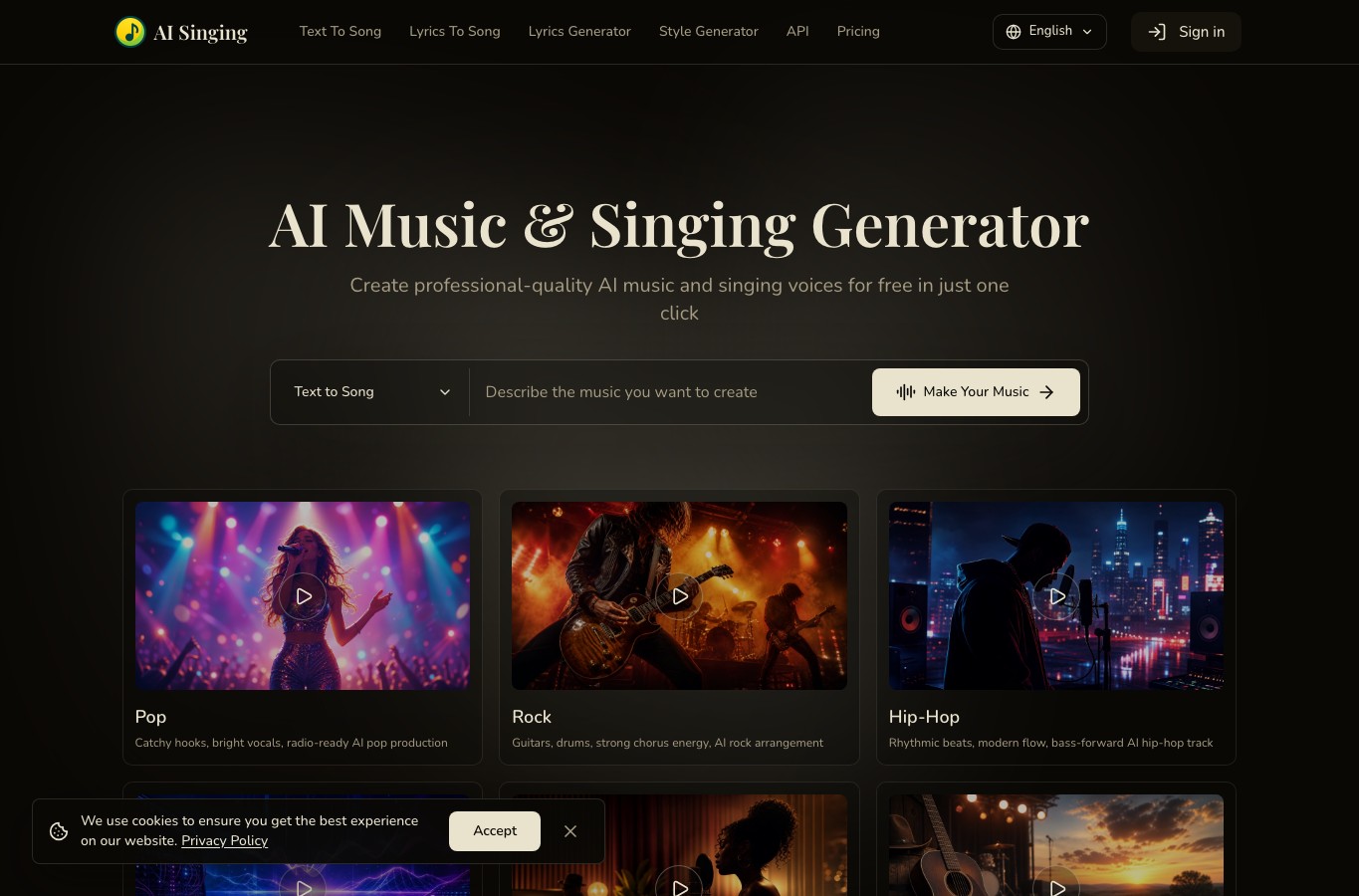 AI Singing